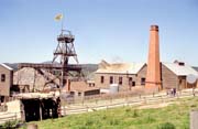 Ballarat - bývalá zlatokopecká vesnice a nynejší skanzem. Austrálie.