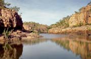 Katherine Gorge v provincii Northern Territory. Austrlie.