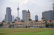 Město Kuala Lumpur. Malajsie.
