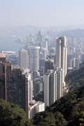 Pohled z Victoria Peak. Hong Kong.