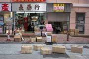 Obchod s tradiční čínskou medicínou. Hong Kong.