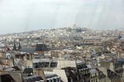 Pohled z Centre Georges Pompidou, Paříž. Francie.