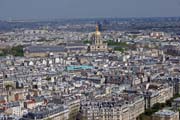 Pohled z Tour Eiffel, Paříž. Francie.