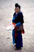 Žena z kmene Hmong. Vesnice Pakbeng. Laos.