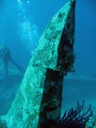 Potpn u ostrova Biak, lokalita Catalina wreck. Papua, Indonsie.