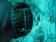 Potpn u ostrova Biak, lokalita Catalina wreck. Papua, Indonsie.