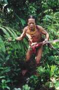 Mentawajec z ostrova Siberut. Sumatra,  Indonsie.