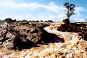 Vodopdy na ece Mekong - provincie Si Phan Don. Laos.