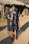 Žena z etnika Makan Chin, vesnice Mindat, provincie Chin. Myanmar (Barma).