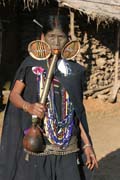 Žena z etnika Makan Chin, vesnice Mindat, provincie Chin. Myanmar (Barma).