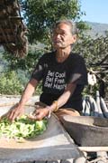 Žena z etnika Munn Chin. Vesnice Kyartho, provincie Chin. Myanmar (Barma).