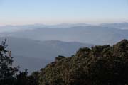 Pohled z vrcholu Mt. Victoria. Provincie Chin. Myanmar (Barma).