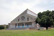 Známý katolický kostel v Dassa Zoumé. Benin.