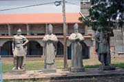 Známý katolický kostel v Dassa Zoumé. Benin.