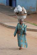 Pouliční život, město Ouidah. Benin.
