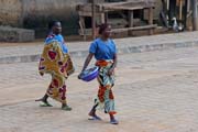 Pouliční život, město Ouidah. Benin.