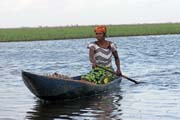 Život na jezeře Nokoué. Benin.