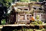 Chrám Wat Phu u Champasaku. Laos.
