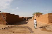 Ulice ve městě Agadez. Niger.