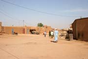 Ulice v pouštním městě Agadez. Niger.