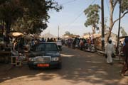 Pouliční trh ve městě N'Gaoundéré. Kamerun.
