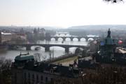 Mosty na Vltavě, Praha. Česká republika.