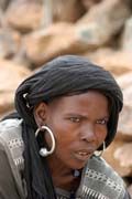 Tuarežská žena z pohoří Air. Niger.