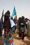 Tuaregové na slavnosti Cure Salée (Léčba solí). Městečko In-Gall. Niger.
