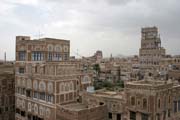 Domy v historick�m centru hlavn�ho m�sta Sana. Jemen.