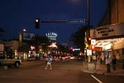 Čtvrť Uptown, Minneapolis, Minnesota. Spojené státy americké.
