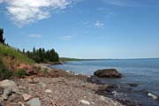 Jezero Superior, nejvetší sladkovodní jezero na svete podle plochy, North Shore, Minnesota. Spojené státy americké.