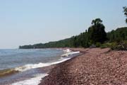Jezero Superior, nejvetší sladkovodní jezero na svete podle plochy, North Shore, Minnesota. Spojené státy americké.