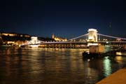 Řetězový most (Széchenyi Lánchíd), Budapešť. Maďarsko.