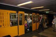 Metro, Budapešť. Maďarsko.