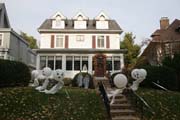 Halloween dekorace, Minnesota. Spojené státy americké.