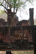 Archeologický park Kamphaeng Phet. Thajsko.