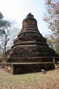 Archeologick park Kamphaeng Phet. Thajsko.