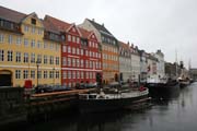 Starý přístav Nyhavn. Kodaň. Dánsko.