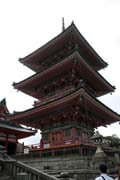 Chrám Kiyomizu-dera, Kjóto. Japonsko.