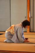 Tradiční japonská čajovna. Zahrada Kenroku-en, Kanazawa. Japonsko.