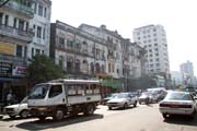 Hlavní město Yangon. Myanmar (Barma).