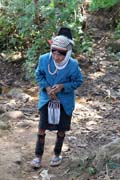 Žena z kmene Akha, okolí města Kengtung. Myanmar (Barma).