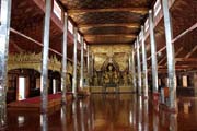 Buddhistický chrám Wat Jong Kham (Zom Kham), město Kengtung. Myanmar (Barma).