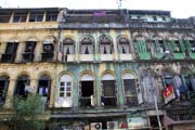 Koloniální architektura, Yangon. Myanmar (Barma).
