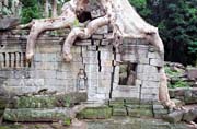Chrám Preah Khan. Oblast Angkor Watu. Kambodža.