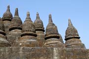 Chrám Kothaung (Koe Thaung), Mrauk U. Myanmar (Barma).