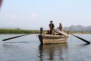 Pádlaři - život na řece, okolí Mrauk U. Myanmar (Barma).