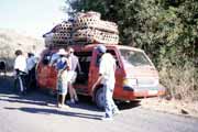 Taxi-brousse, cestou do Nrodnho parku l'Isalo . Madagaskar.