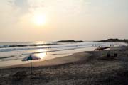 Pláž - Lighthouse beach, Kovalam. Indie.