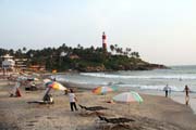 Pl� - Lighthouse beach, Kovalam. Indie.